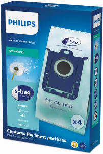 Philips Vacuum cleaner bags, S-bag FC8022/04 4 pc(s)