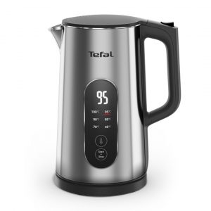 TEFAL Selection KI871DE0 Kettle Electric 1500 W 1.7 L Plastic 360° rotational base Stainless steel