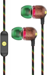 Marley Earbuds Smile Jamaica Wired In-ear Microphone Rasta