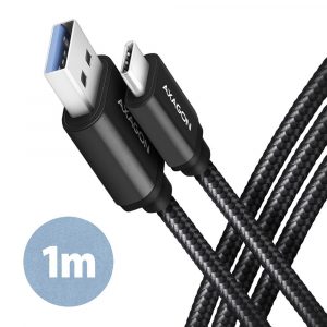 CABLE USB-C TO USB3.2 1M/BLACK BUCM3-AM10AB AXAGON