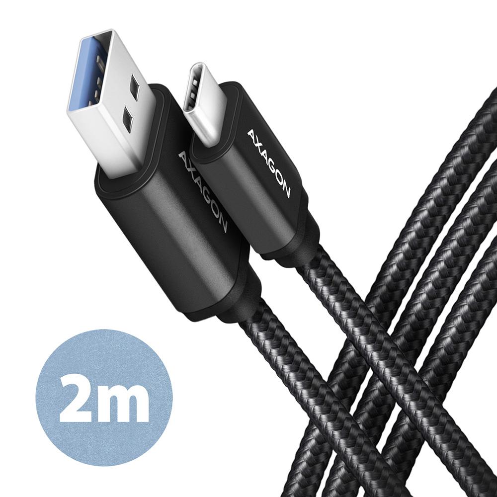 CABLE USB-C TO USB3.2 2M/BLACK BUCM3-AM20AB AXAGON