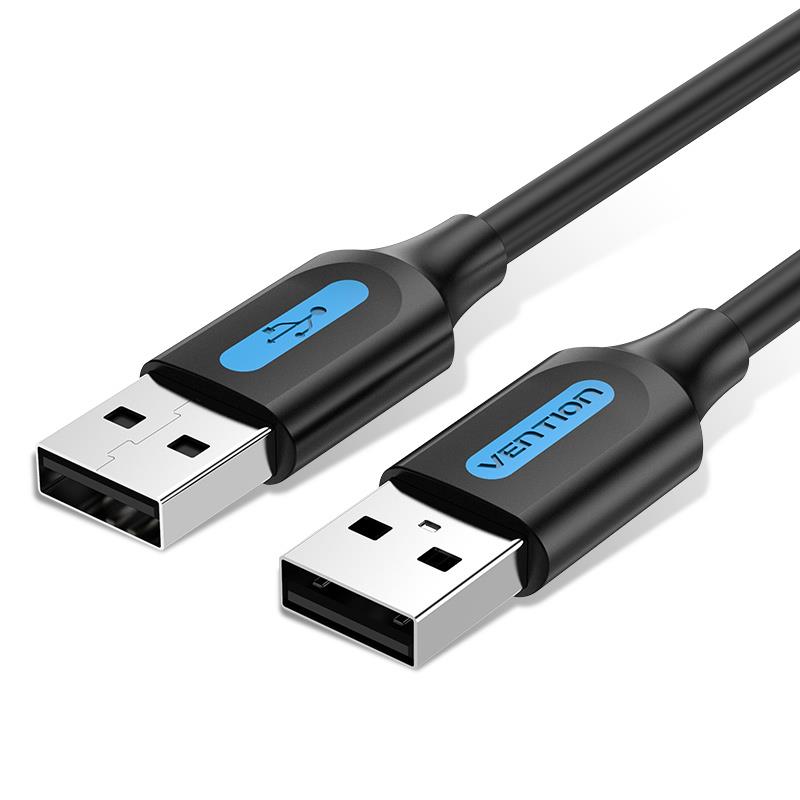 CABLE USB2.0 MALE TO MALE/1.5M BLACK COJBG VENTION