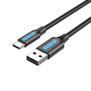 CABLE USB-C TO USB2.0/1M BLACK COKBF VENTION