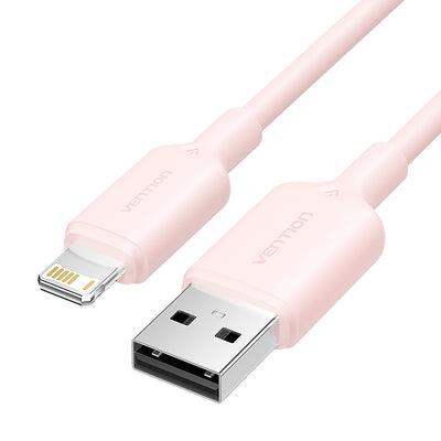 CABLE USB2.0 TO LIGHTNING/1M PINK LAMPF VENTION